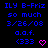 Blue text on black background with pink heart and checkmark symbols, showing repeated phrases 'ILY B-Friz so much 3/26/08 a.a.f. <333' across multiple views.