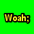 Four pixelated text phrases arranged in a on solid colored backgrounds: green, pink, purple, and gray