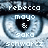 A pixelated close-up of a blue eye with text overlays and a heart-shaped pupil, transitioning to show additional text.