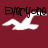 Maroon background with white bird silhouettes and black text; top-left shows 'Everyone' over a full bird, top-right shows 'Loves' over a cropped bird, bottom-left shows 'Hollister' over a distorted bird.