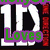 Pixelated graphic shows 'ID' text with 'Loves' below, surrounded by colorful balloons and figures in a crowd scene.