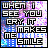 Pixelated text reads "WHEN I SEE YOU CRY, IT MAKES ME SMILE" on a blue-purple pixelated background with one word highlighted in purple.
