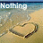 Beach scene with heart drawn in sand, water washing over it; text above changes from 'Nothing' to 'Ever' then 'Lasts'.