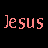 Black background with pink pixelated text reading "Jesus loves the unborn as much as he loves you! no abortion" arranged in three