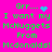 Bright pink background with green pixelated text reading 'Grr... I want my McHuggets From Mcdonalds!' and animated blue heart or star-like symbols changing position.