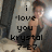Pixelated image with black text reading 'i love you krystal ?-e?' over a blurred background showing a person in dark clothing.