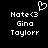 Pixelated white text and a heart symbol on a black background, with identical text blocks on both sides of the heart.
