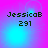 Pixelated text 'JessicaB' and '291' on a gradient background with shifting light effects.