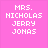 six pixelated images featuring a person in various poses and outfits, with text on a pink background