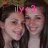 Two people in close proximity with pink text 'ilyx3' above their heads, set against a dark background with pixelated details.