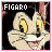 A animated sequence shows a cartoon cat's face with yellow eyes and pink ears, each frame displaying slight variations in eye position and mouth shape against a black background