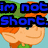 Pixelated character with orange hair and green hat displays text changes across frames.