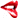 Pixelated red lips with white teeth and dark interior, forming a stylized mouth shape on a white background.