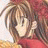 A 48x48 pixel buddy icon featuring a side-profile anime character with brown hair and red clothing on the left, paired with black background text reading "Anime IM" above smaller stylized text on the right.
