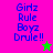 A static image with four quadrants displaying text and stars on colored backgrounds.