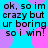 A static image with cyan background and pink/purple circles, displaying repeated text in black pixelated font.