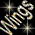 Pixelated text and wing shapes on black background with starbursts; 'MMS for an' visible in gold tones.