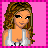 Pixel art contact sheet showing four frames of an animated icon featuring a cartoon woman in various poses with text elements on pink background.