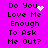 Pixelated text on bright magenta background with animated heart and sparkle effects replacing punctuation.