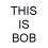 A static image showing a stick figure labeled 'BOB' with multiple poses and text reading 'THIS IS BOB' and 'BOB CAN DANCE!'