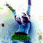 Animated icon shows a blue and purple cartoon character with white hair, green pants, and raised arms against a light background.