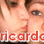 A four- shows a person's face with hand near mouth; red text 'ricardo' and '<3' appear in top , 'rodrigo' in bottom
