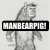 Pixelated grayscale image of a cartoon character with two text banners, one reading 'MONBEARPIG!' and the other 'super serial' in pixel font.