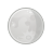 Pixelated circular icon depicting a light gray moon with visible crater-like indentations against a gradient background.