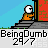 Pixel art animation of an orange character with a white helmet opening a red-brick building door, transitioning from outside to inside.