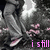 A grayscale anime-style character with pink accents appears in , displaying text overlays that change from "i still can't believe" to "it <3"
