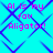 Cyan background with blue diamond lattice pattern and pink text reading 'AI is my fav Aligator!' repeated across four quadrants.