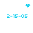 Pixelated blue heart icon above four identical date displays with animated blue dot clusters in corners and center.
