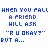 Pixelated text-based animation showing repeated phrases about friendship and checking in, with one instance of 'best' highlighted green among blue text.