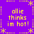 Purple background with yellow pixelated text and decorative elements arranged in a pattern