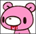 Five cartoon bear heads with blood dripping from mouths, displayed in a with varying colors and expressions