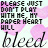 Animated contact sheet of a 48x48 pixel buddy icon showing repeated text and pink watercolor splatters across multiple frames with visible animation changes in text opacity and background elements.