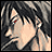 Pixelated anime-style character with dark hair and red eye detail, next to text reading 'Anime IM' and 'com' on black background.