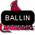 Pixelated icon features a red bird perched atop a black speech bubble with white text reading 'BALLIN' and a red banner below.