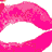 Animated sequence of pink and orange lips forming a stylized infinity symbol with text reading 'Veronics' below.