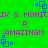 Green background with repeating pink text and blue square patterns in a