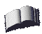 A grayscale animated sequence of an open book icon with pages flipping through various states from fully open to partially folded.