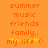 Pixelated orange background with text and symbols arranged in two vertical , each containing identical text and symbols