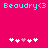 Cyan text 'Beaudry<3' appears twice on a bright pink background with white and light pink heart icons below.
