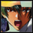 Pixelated anime-style character with open mouth, brown hair, green cap, and blue clothing on left; "Anime IM" and "com" text on black background right.