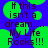 Pixelated text on a blue background with green circular shapes, reading "If this isn't a dream... My Life Rocks!!!" in dark purple letters.