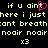 Pixelated text on black background with repeated phrases and a pink heart symbol replacing the 'o' in 'ain't'.