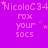 A static image with a bright purple background displaying repeated text and small pink stars.