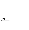 A black-and-white animated sequence shows a stick figure performing actions on a horizontal line with small objects.