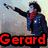 five distinct images with red text overlays, each depicting different subjects and styles