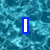 Pixelated blue water background with text elements: a white vertical bar in a blue rectangle, pink 'Love' text with white outline, and blue 'Kurt<3' text with white outline.